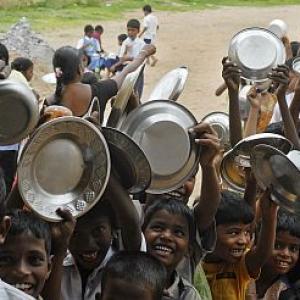 'When we feed needy children, we do God's work'