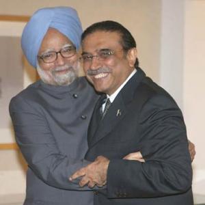 Zardari's India visit only to touch base with Dr Singh
