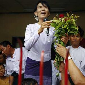 What is Suu Kyi's plan for Myanmar after win?