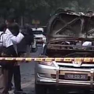PIX: Car blast near PM residence, terror attack suspected