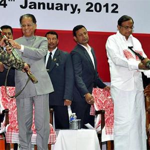 1855 ultras lay down arms in Assam before Chidambaram