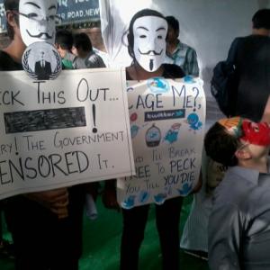 In PHOTOS: 'Hacktivists' plan an ATTACK on govt websites