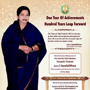 Jaya govt launches ad blitzkrieg as it turns one