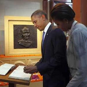 Obama invoked Gandhi while seeking re-election