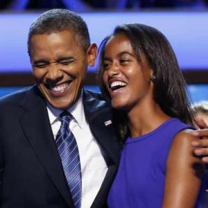 First job: Obama's daughter serves coffee! What did you do?