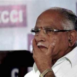 'Pained' Yeddyurappa faxes his resignation to Gadkari