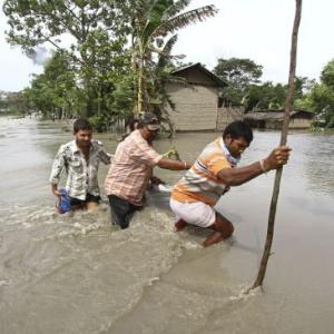 PIX: Flood situation worsens in Assam; 5 lakh affected