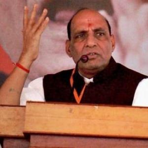 Rajnath, RSS meet to discuss post-poll strategy