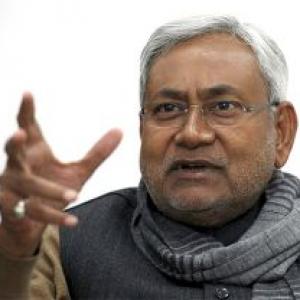 What about Bihar's special status, asks Nitish at dharna