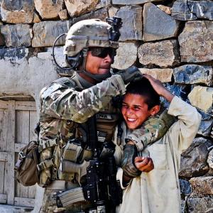 PHOTO ALBUM: When Afghan kids met 'Captain America'