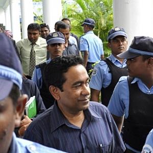 Former Maldivian prez meets PM; India wants free, fair polls