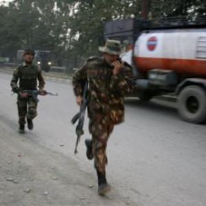 Four militants gunned down near LoC in Kashmir