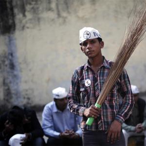 Ex-army officers, engineers and doctors hold the AAP broom in Raj