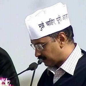 Kejriwal's oath-taking ceremony cost Rs 13.41 lakh