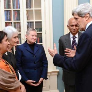 Kerry meets Mathai; reaffirms importance of Indian ties