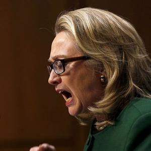 PHOTOS: Hillary's angry outburst at Benghazi grilling