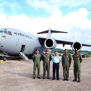 PHOTOS: IAF's C-17 makes maiden trip to Andaman
