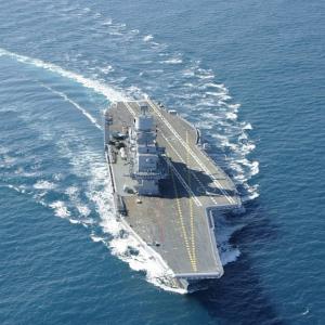 PHOTOS: INS Vikramaditya sets out for final sea trials