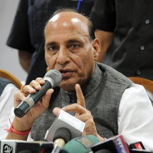 Pakistani terrorists carried out attack on BSF convoy: Rajnath