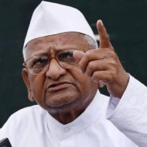 BJP is communal, never praised Modi as secular: Hazare
