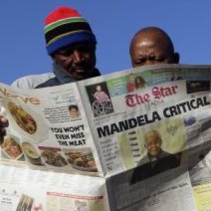 Mandela still critical, family discusses 'delicate matters'
