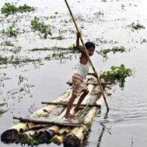 Over 100 villages, 50,000 people hit by floods in Assam