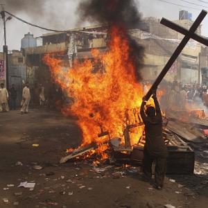 Pak court indicts 59 people for burning alive Christian couple