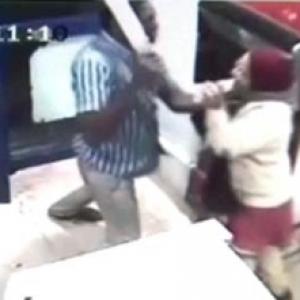 Woman attacked with machete at ATM battles for life; no arrests yet