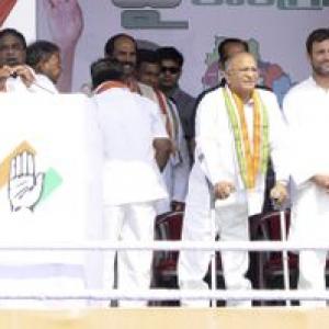BJP trying to create two Indias for corporates and poor: Rahul