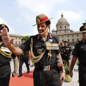 PHOTOS: New army chief's first day in office