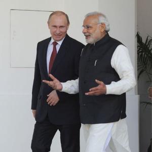 Caption this! What did PM Modi tell Putin?