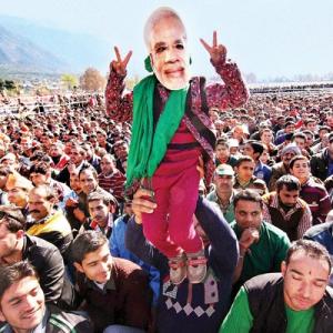 Punish Congress, NC and PDP; vote for BJP: Modi tells Kashmiris