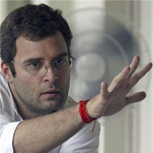 Rahul debunks Modi's development claims, slams RSS roots