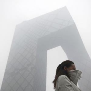 IN PHOTOS: 'Orange' blanket engulfs China