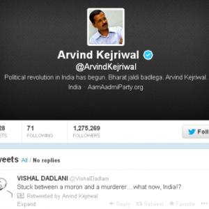Kejriwal under fire for 'endorsing' controversial tweet on Modi, Rahul