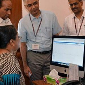 Foreign Secretary Sujatha Singh launches e-Office