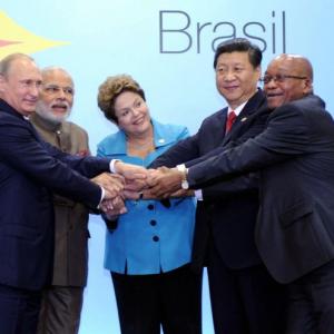 What did BRICS build (if anything, in Brazil)?