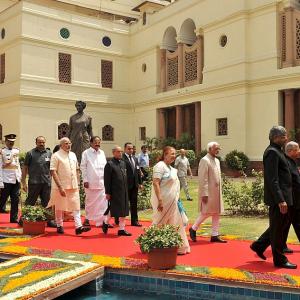 Minimum govt, maximum governance: Pranab spells out Modi's mantra