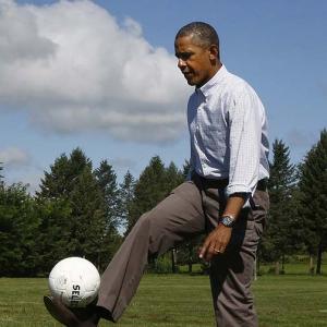 PHOTOS: When politicians flaunt their football tricks