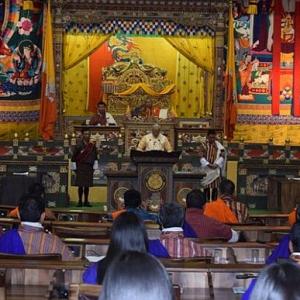 Bhutanese make an exception for Modi, clap after address