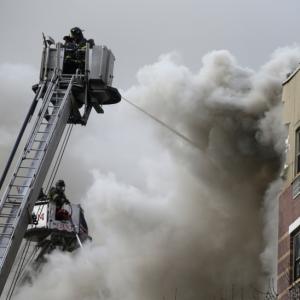 PHOTOS: 7 dead, 65 hurt as NY buildings collapse