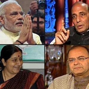 It's official: Rajnath gets Home; Jaitley Finance; Sushma External Affairs