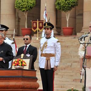 In PHOTOS: PM NaMo and his team take oath