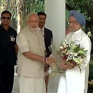 In a special gesture, PM Modi meets Dr Singh