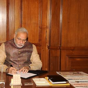 Don't worry, we haven't done anything wrong: Modi tells ministers