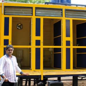 How a ship container solved the toilet problem in a TN village