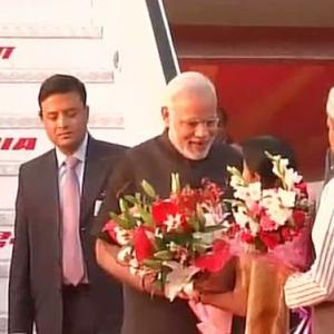 PM Modi returns home after three-nation tour