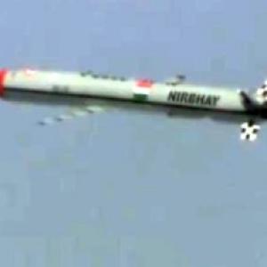 India successfully test-fires cruise missile Nirbhay