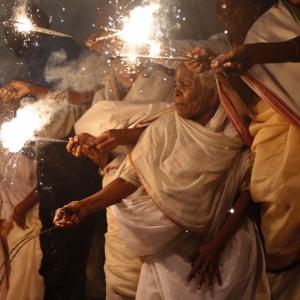 Let there be light: Vrindavan widows celebrate Diwali