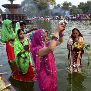 PHOTOS: Chhath fervour grips devotees